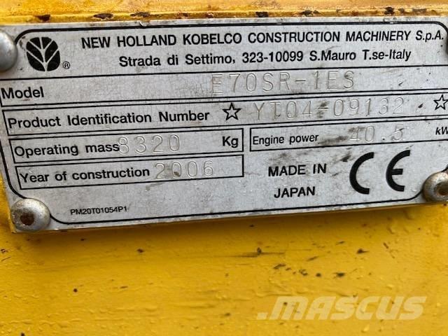 New Holland E 70 SR 중형굴삭기 7톤-28톤