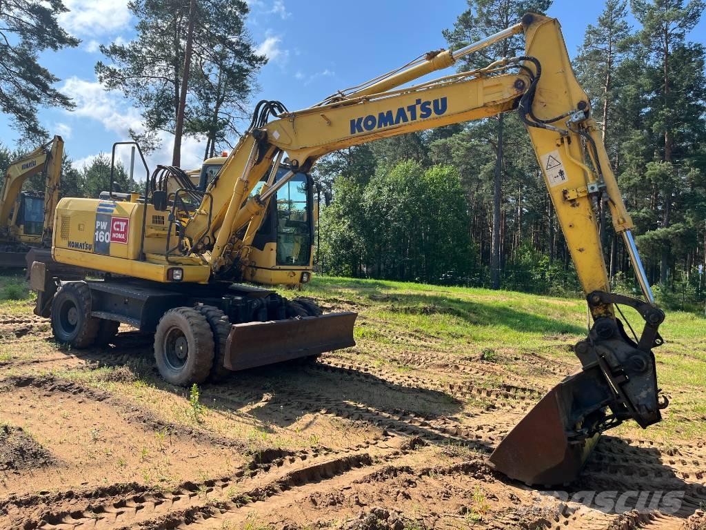 Komatsu PW 160-7  휠 굴삭기