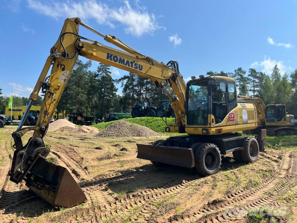 Komatsu PW 160-7  휠 굴삭기