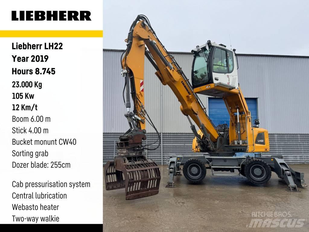 Liebherr LH 22 폐기물/산업 처리기