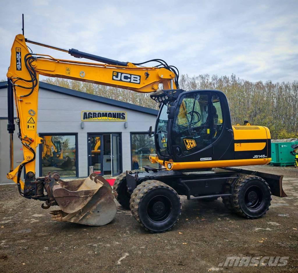 JCB JS 145 W  휠 굴삭기