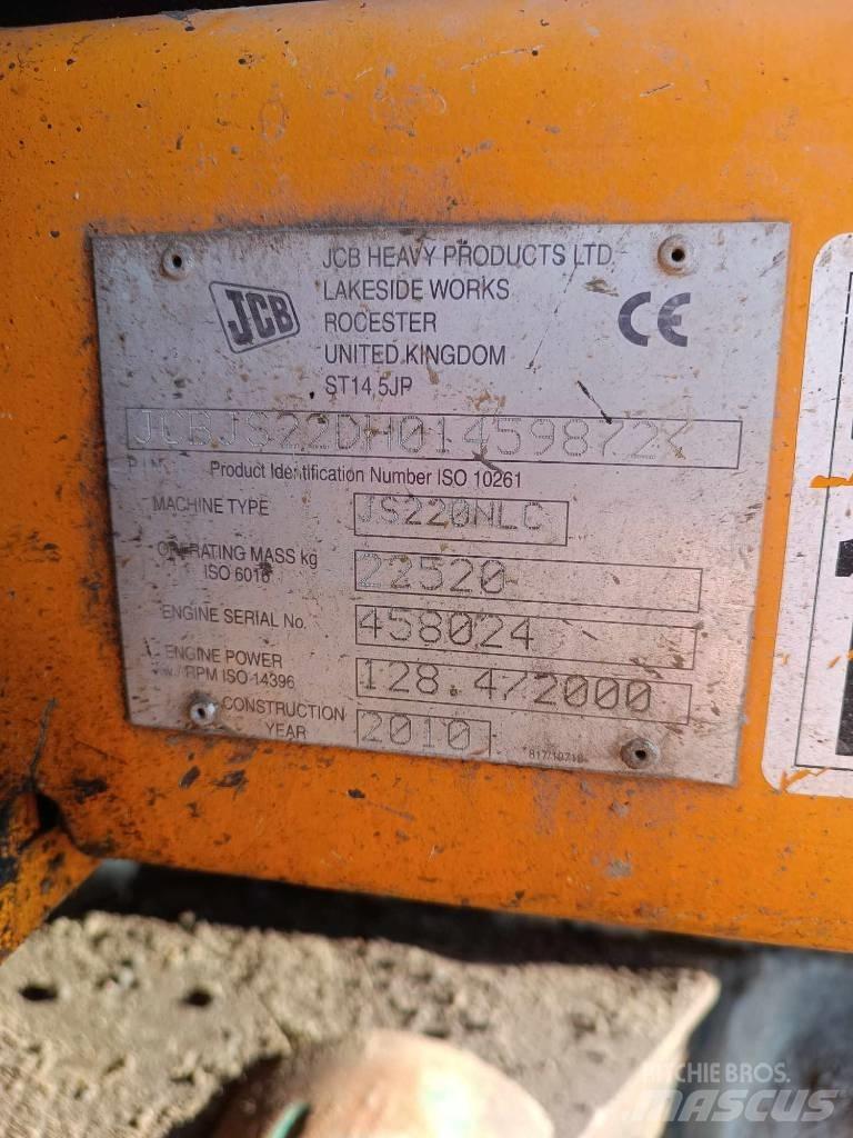 JCB JS 220 N LC 대형 굴삭기 29톤 이상