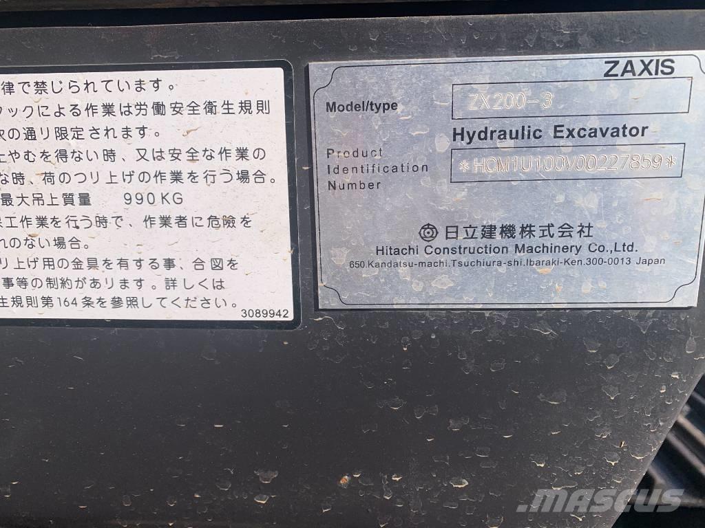 Hitachi Zaxis 200 LC 대형 굴삭기 29톤 이상