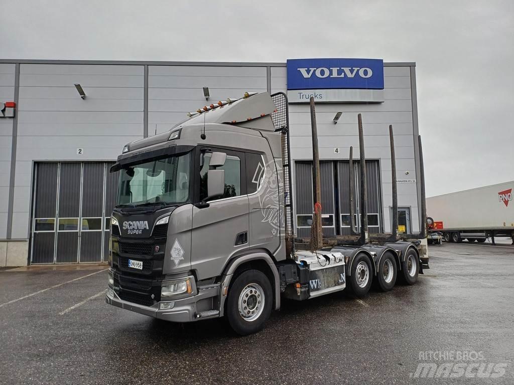 Scania R-serie 목재 트럭