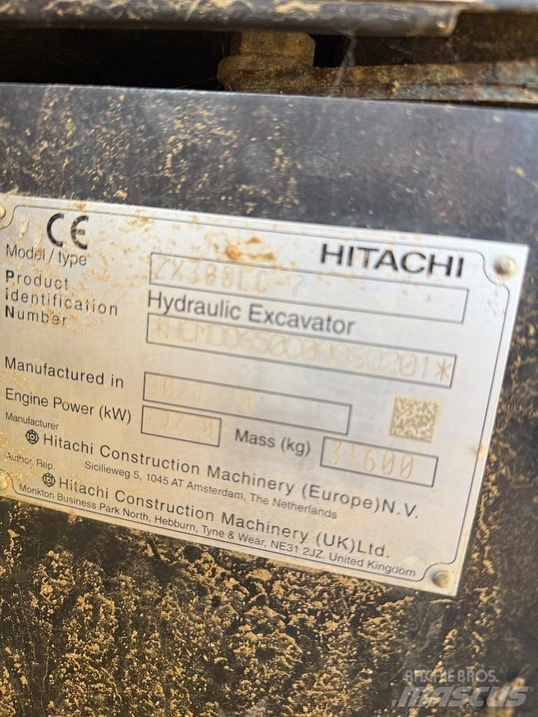 Hitachi ZX 300 LC-7 대형 굴삭기 29톤 이상