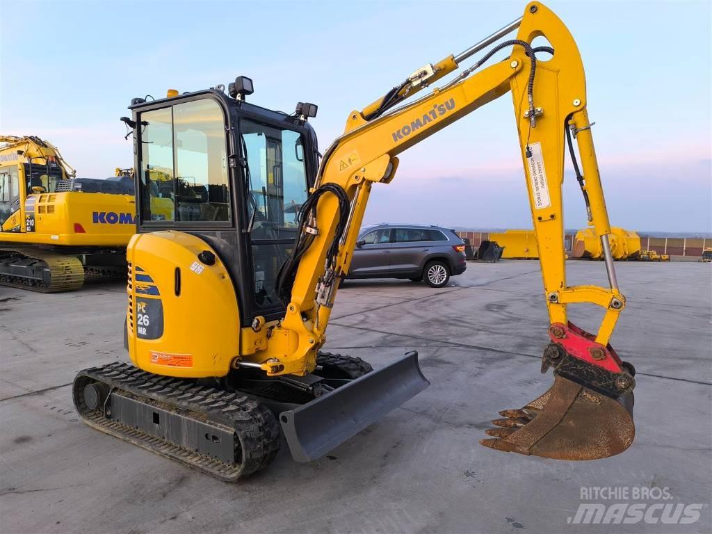 Komatsu PC 26 MR-5 소형 굴삭기 7톤 미만
