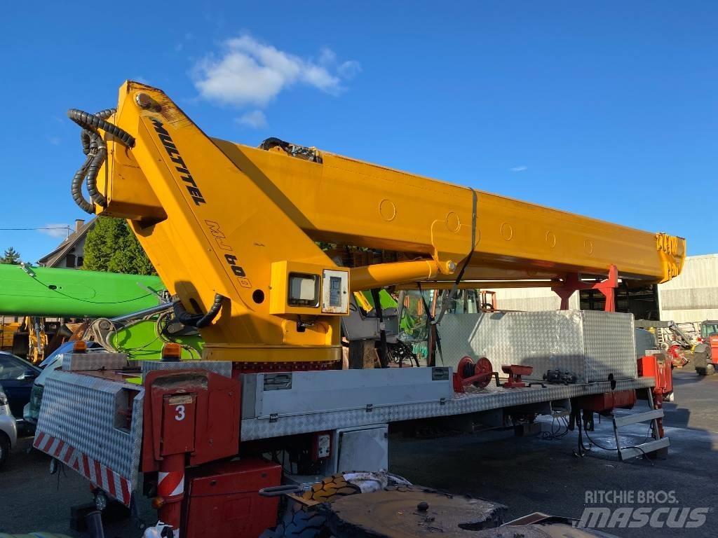 Multitel MJ 600 트럭 탑재 고소작업대