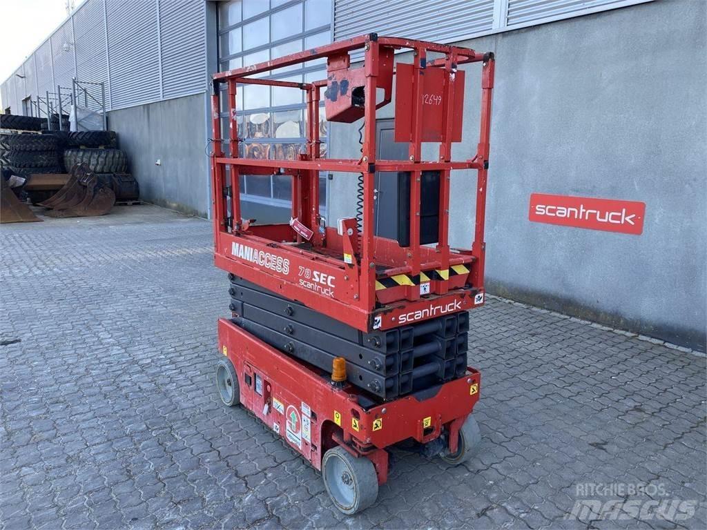 Manitou 78SEC 가위형 리프트