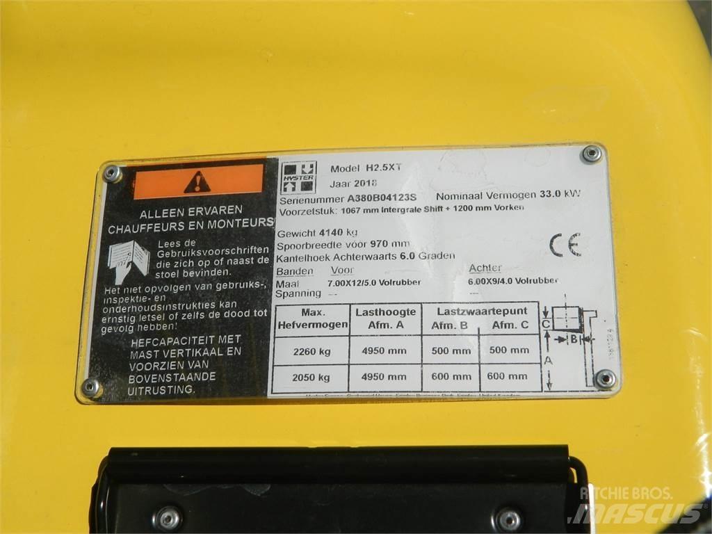 Hyster H2 50XT 디젤 지게차