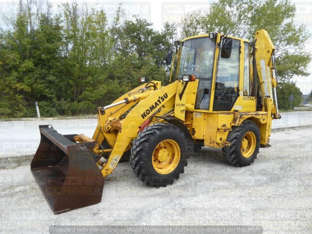 Komatsu WB70A 백호로더