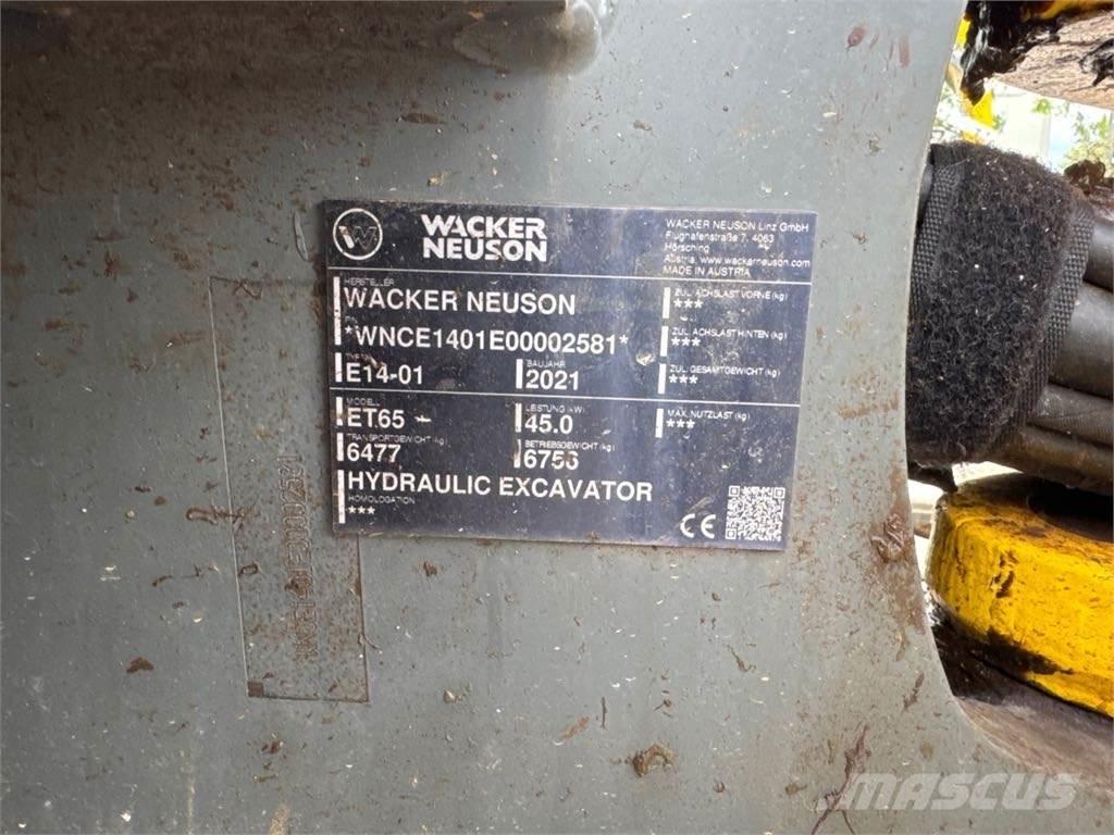 Wacker Neuson ET65 대형 굴삭기 29톤 이상