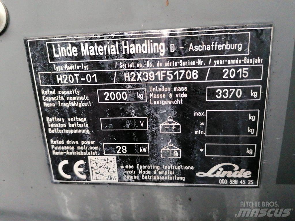 Linde H20T-01 LPG 지게차