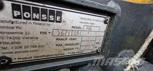 Ponsse Ergo 8wd 원목 하베스터