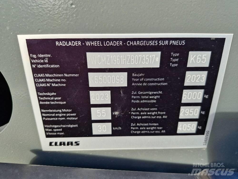 CLAAS Torion 535 농업용 텔레 핸들러