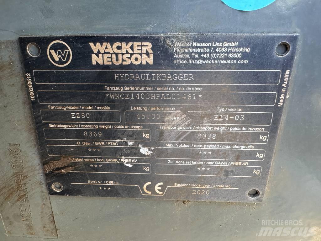 Wacker Neuson EZ80 대형 굴삭기 29톤 이상