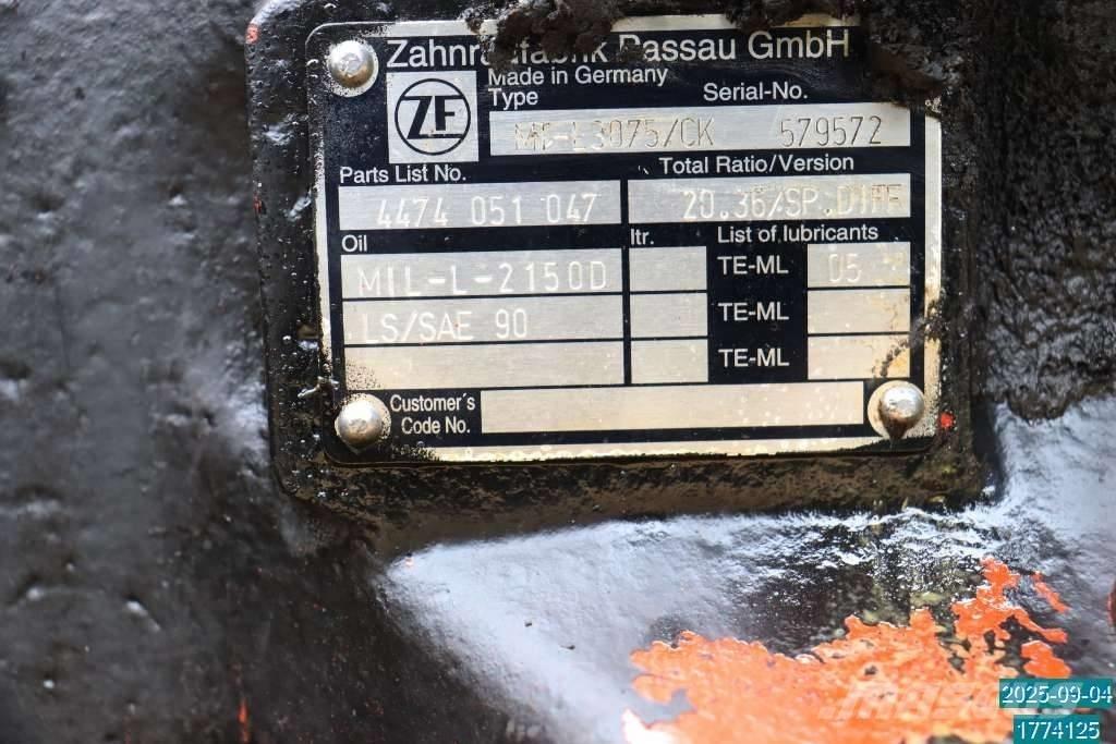 Huddig 1160 D 차축