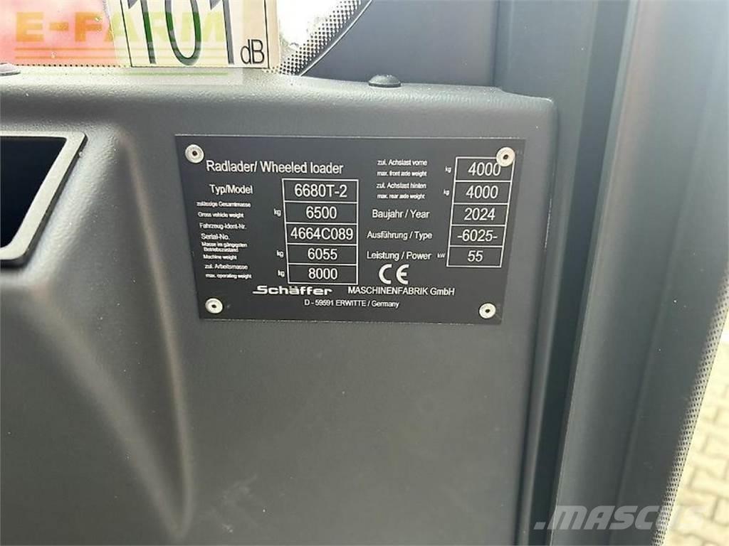 Schäffer 6680 t-2 농업용 텔레 핸들러