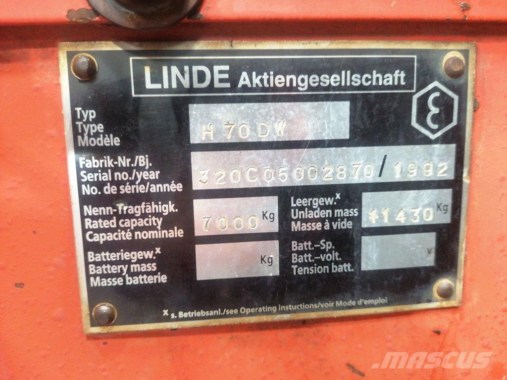 Linde H70DW 디젤 지게차