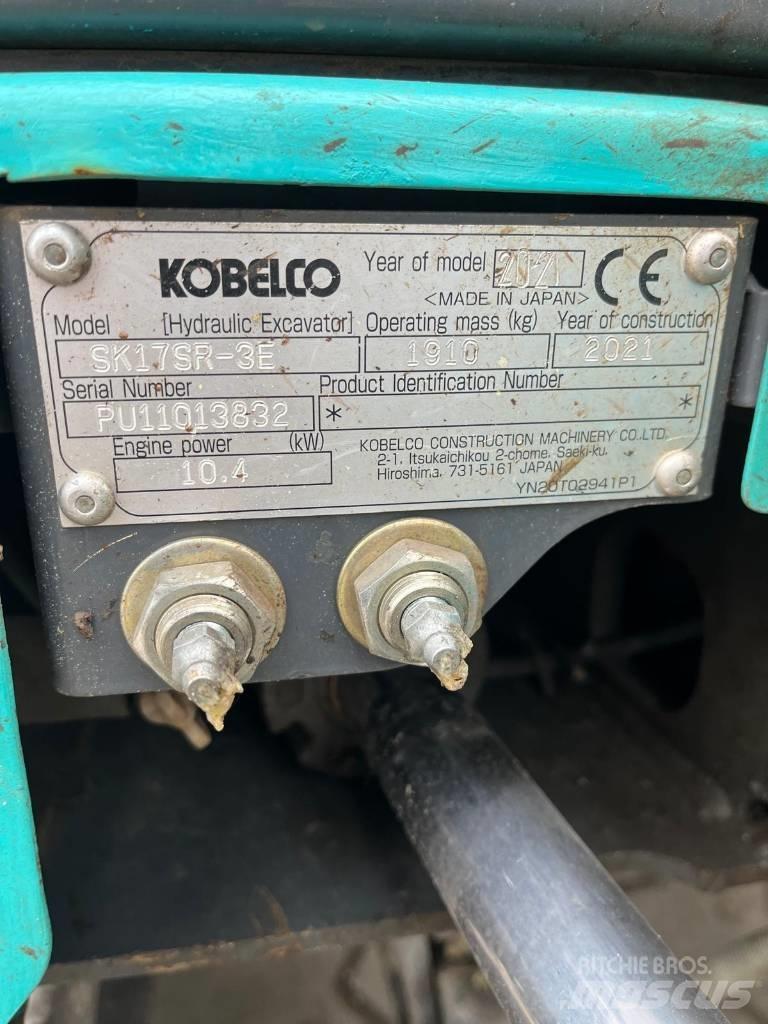 Kobelco SK 17 SR-3E 소형 굴삭기 7톤 미만