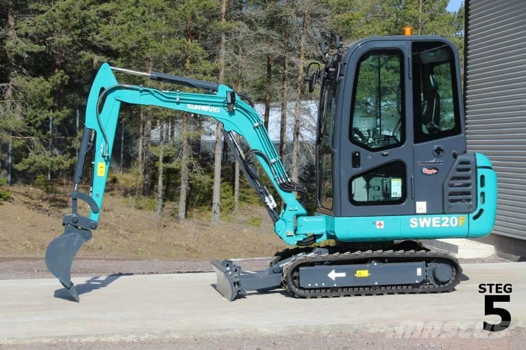Sunward SWE 20 F 소형 굴삭기 7톤 미만