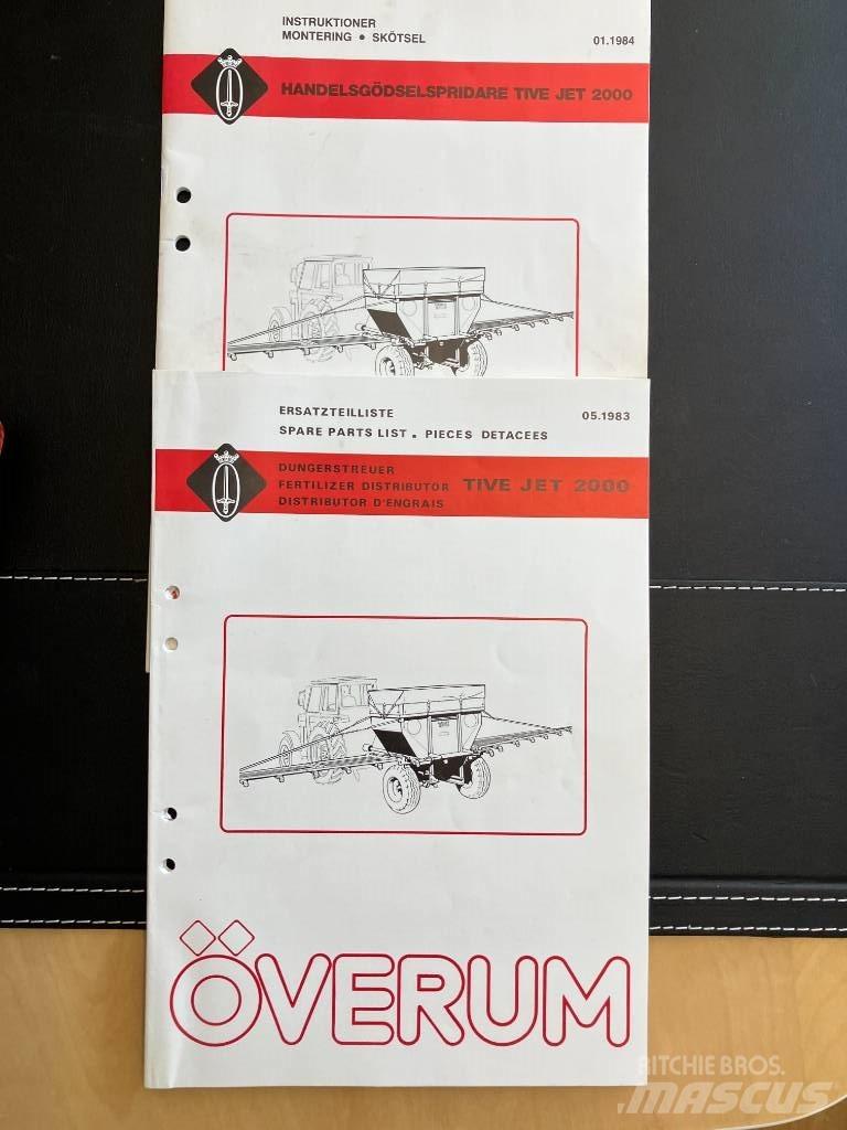Överum Tive Jet 2000 미네랄 살포기