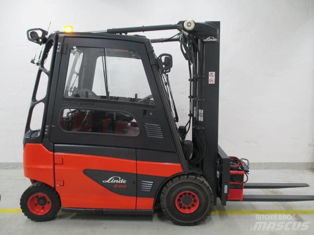 Linde E 20 전동 지게차