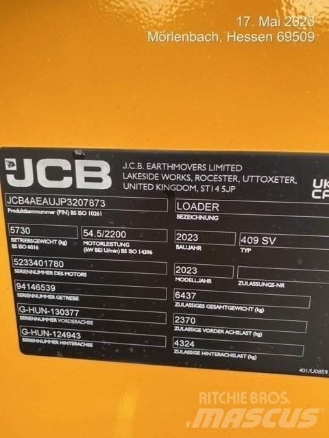 JCB 409  휠로우더