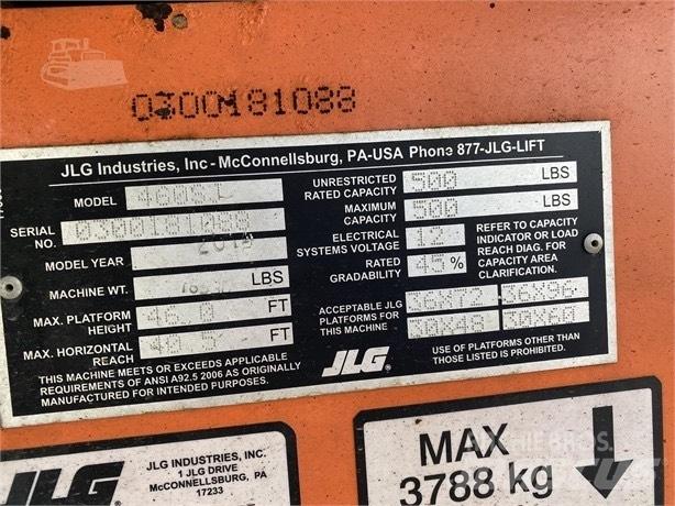 JLG 460 SJ 견인식 전동이동 리프트