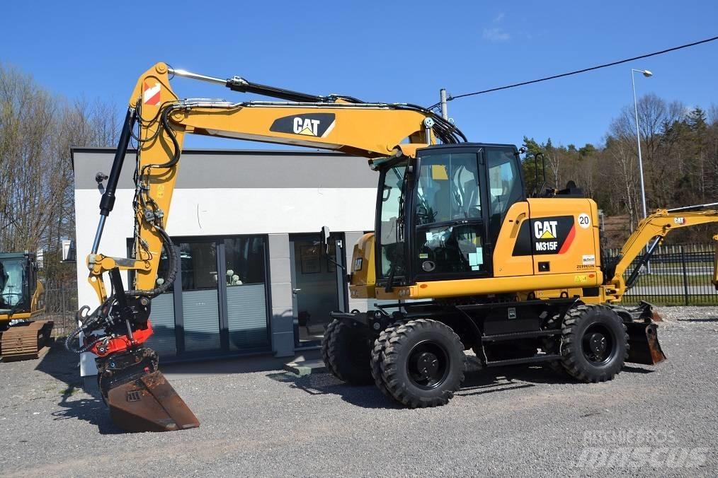 CAT M 315 F  휠 굴삭기