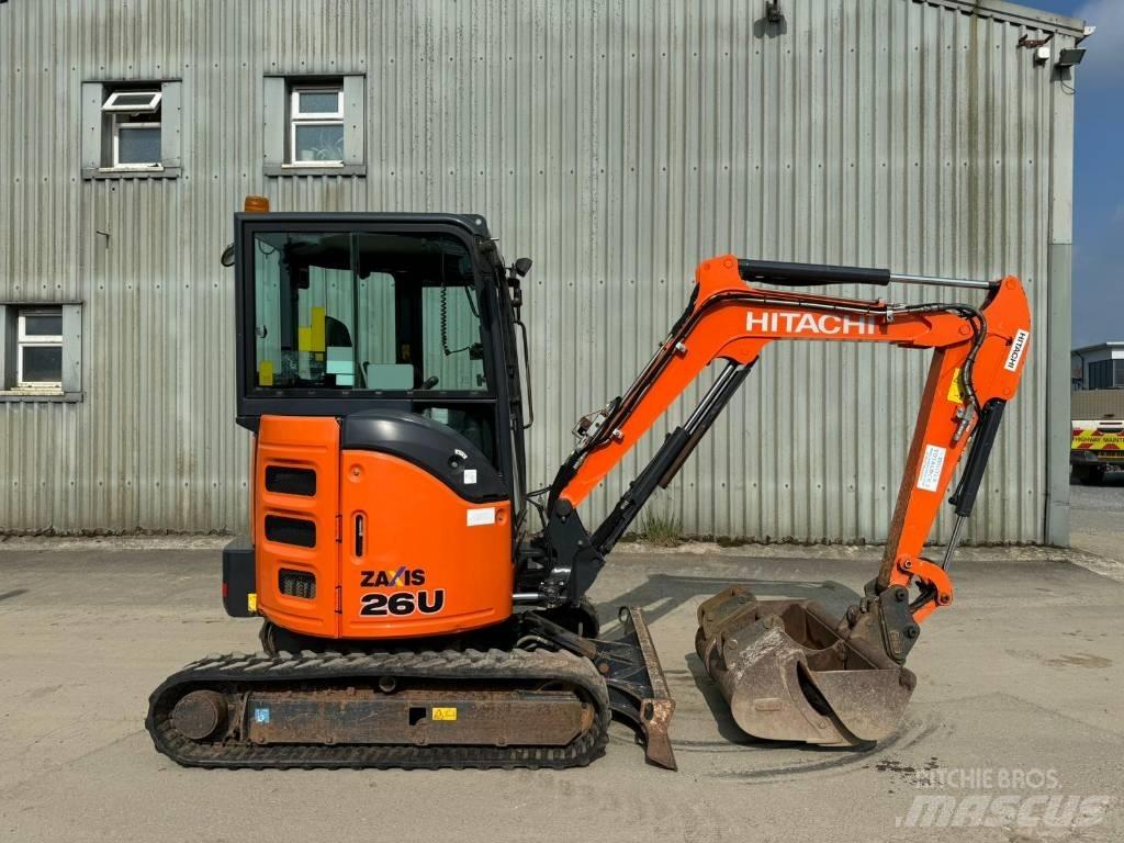 Hitachi ZX 26 U-5 소형 굴삭기 7톤 미만