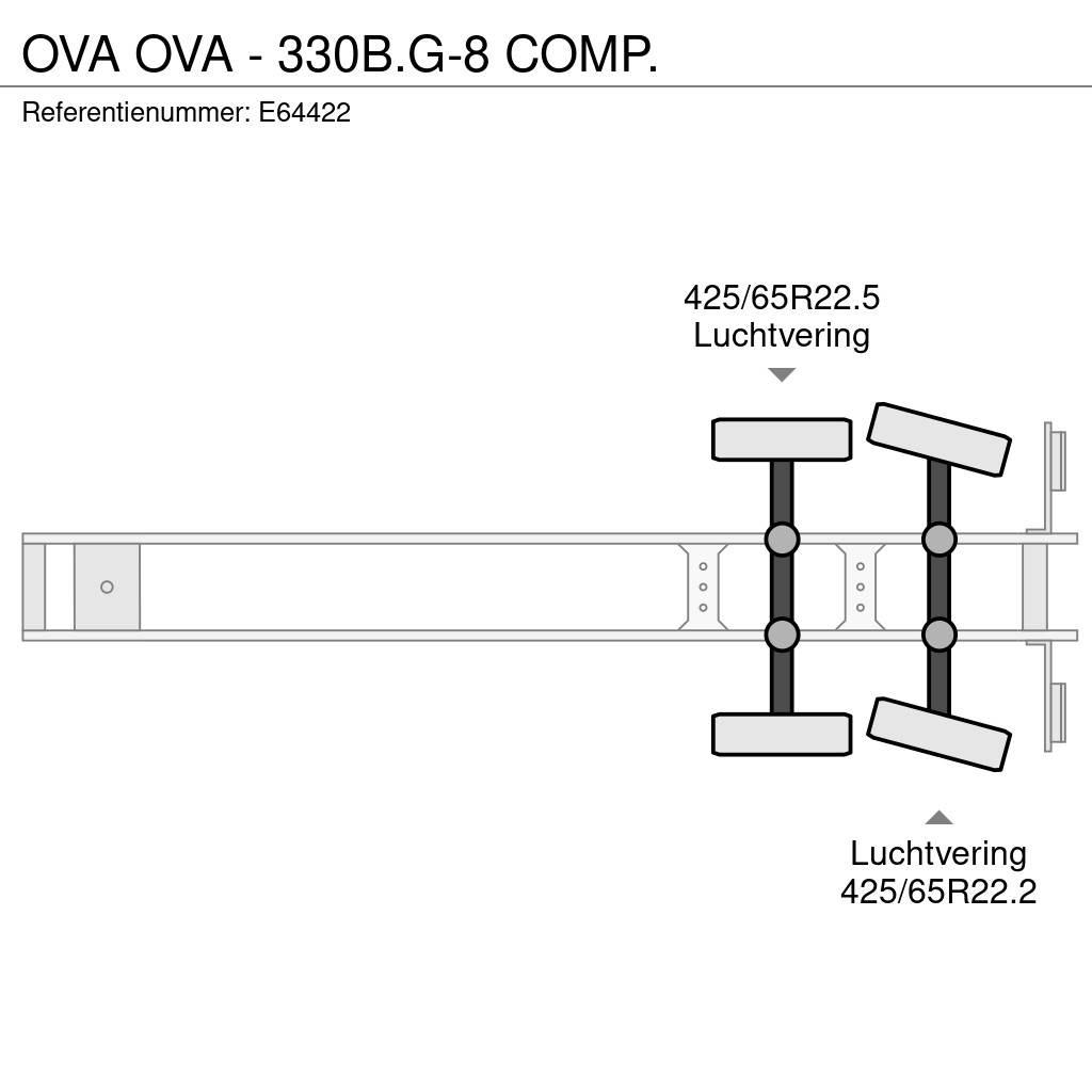 OVA - 330B.G-8 COMP. 탱커 세미 트레일러