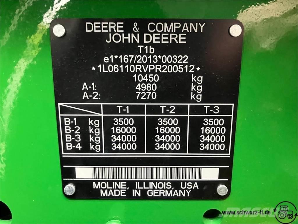 John Deere 6R 110 트랙터