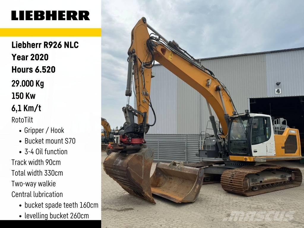 Liebherr R926 대형 굴삭기 29톤 이상