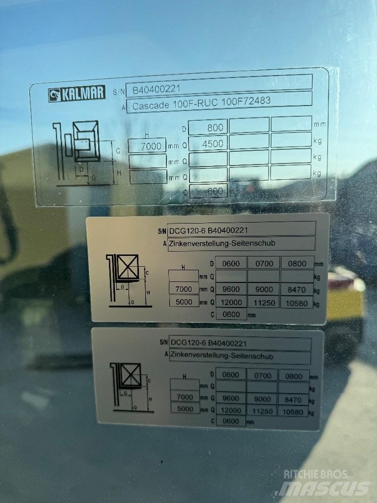 Kalmar DCG120-6 디젤 지게차
