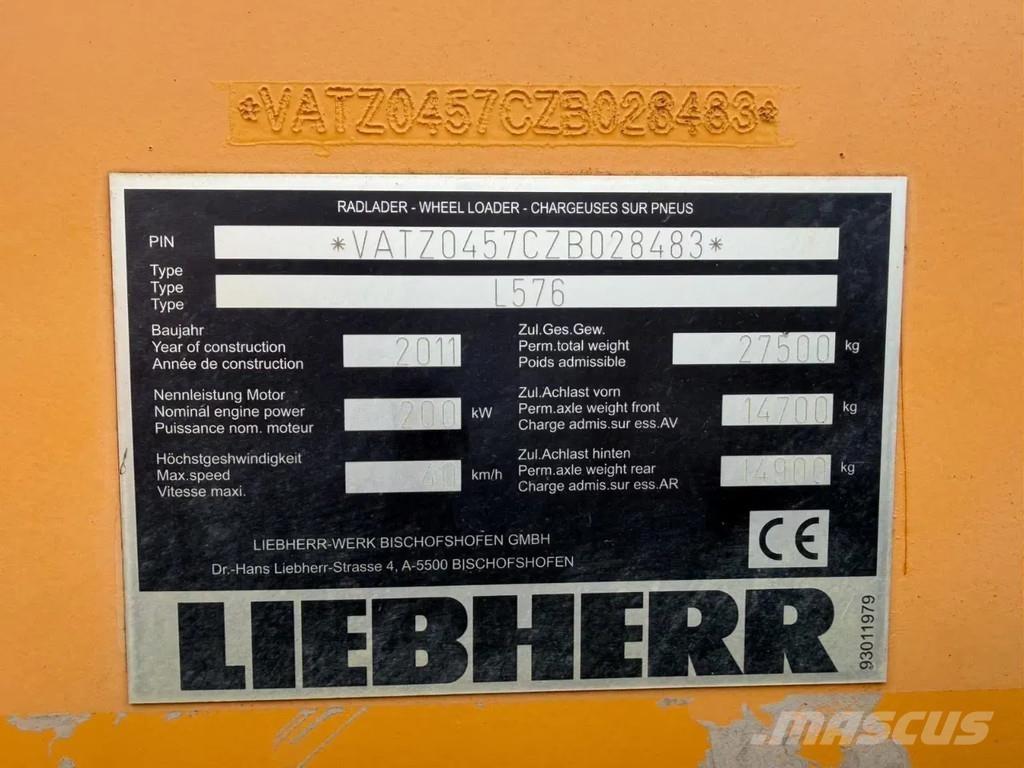 Liebherr L576  휠로우더