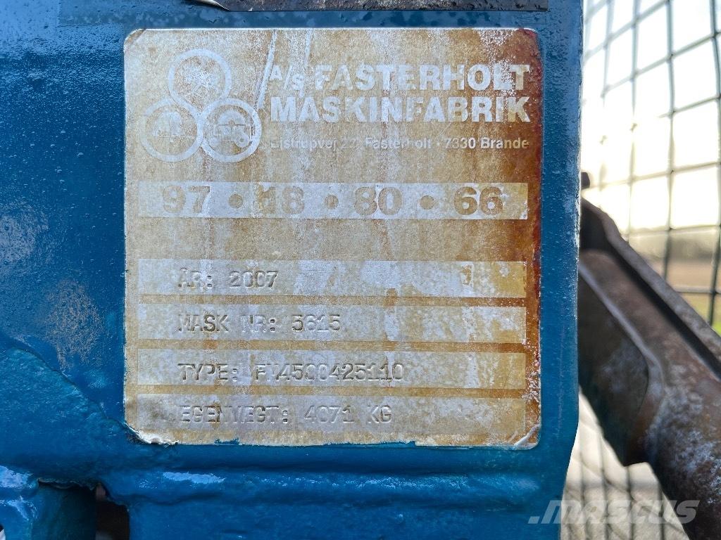 Fasterholt FM 4500 관개 장비