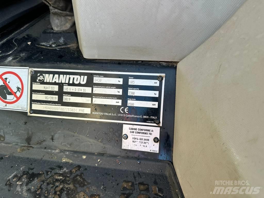 Manitou MLA 533 농업용 텔레 핸들러