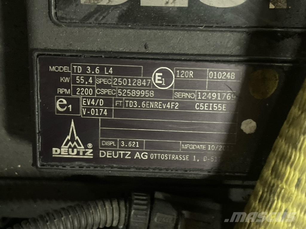 Deutz TD3.6L4 엔진