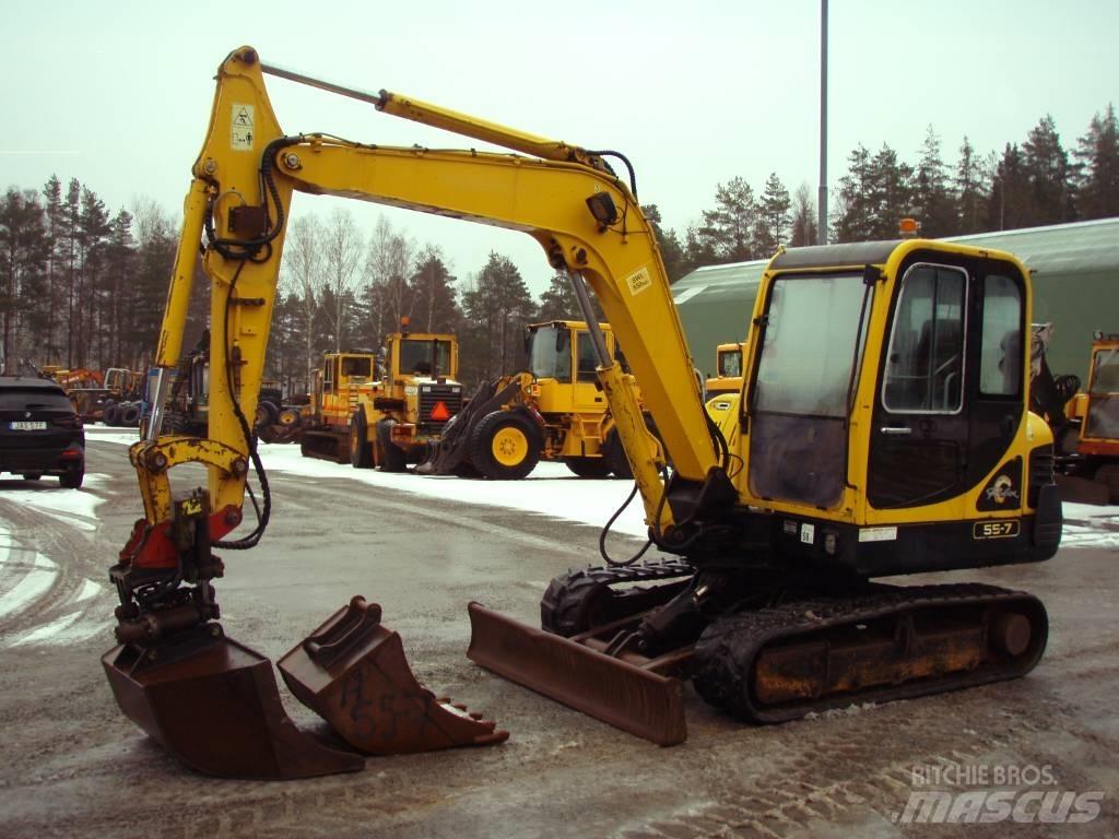 Hyundai Robex 55-7 소형 굴삭기 7톤 미만