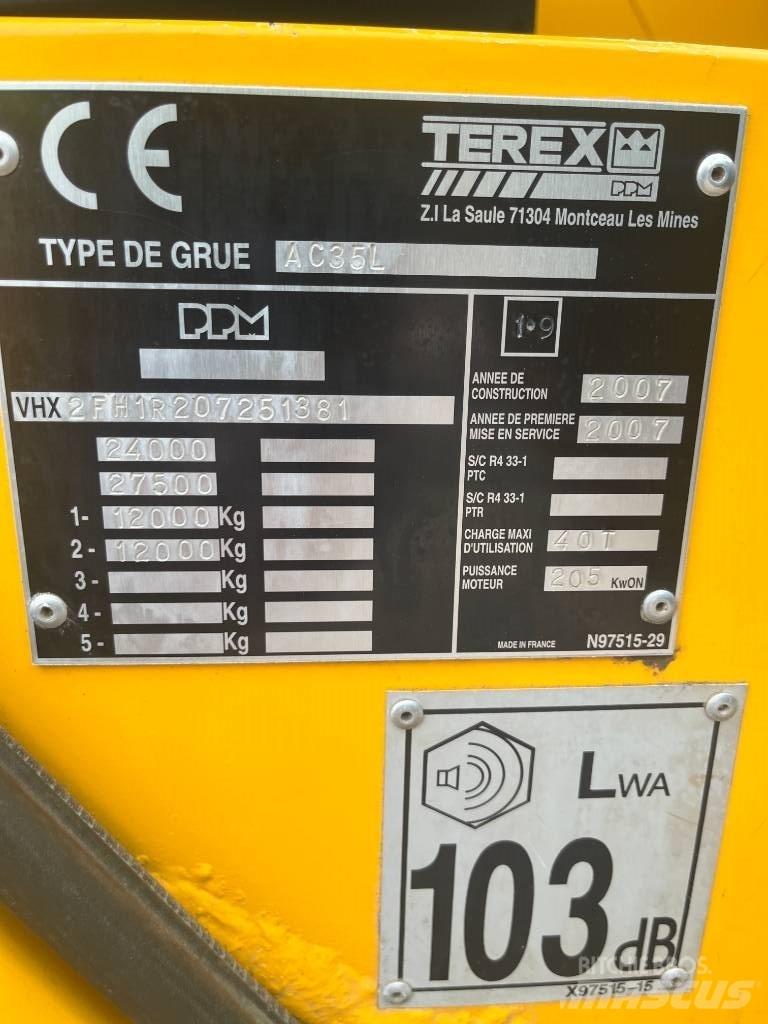 Terex Demag AC 35-L R/T 크레인