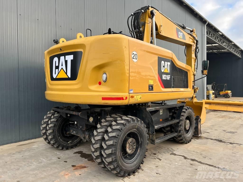 CAT M316F  휠 굴삭기