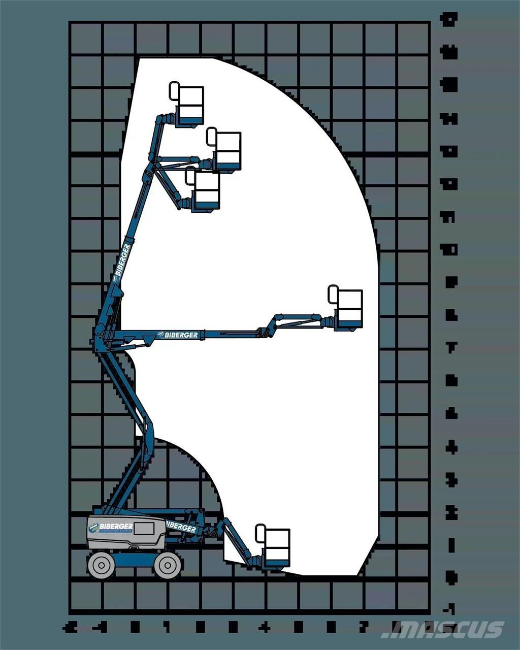 JLG E450AJ 관절형 전동이동 리프트