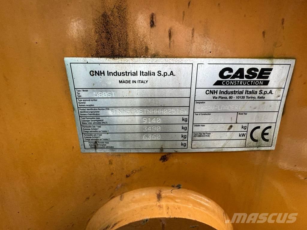CASE 580 ST 백호로더