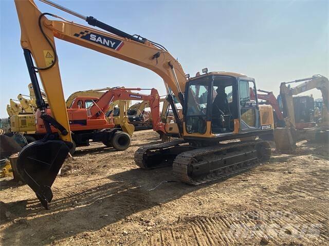 Sany SY135C  휠 굴삭기