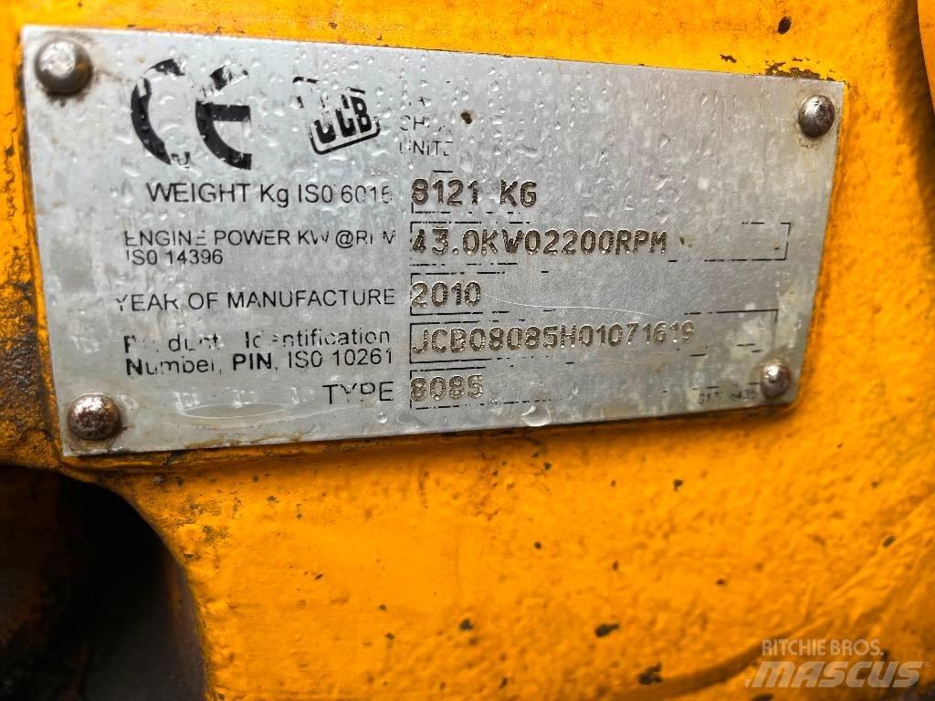 JCB 8085 ECO 중형굴삭기 7톤-28톤