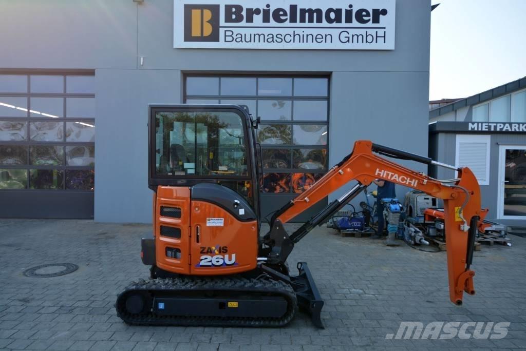 Hitachi ZX 26 U-6 소형 굴삭기 7톤 미만