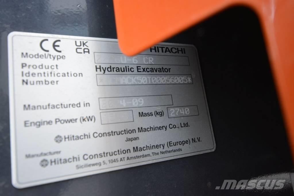 Hitachi ZX 26 U-6 소형 굴삭기 7톤 미만