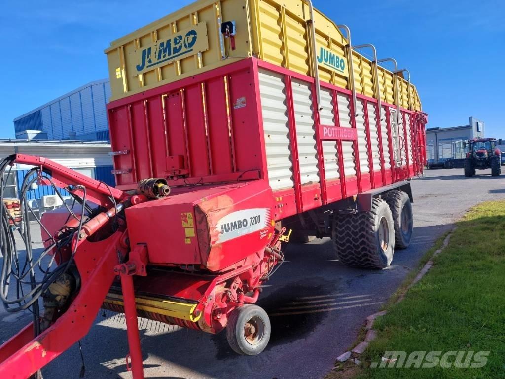 Pöttinger Jumbo 7200 자동 적재 트레일러