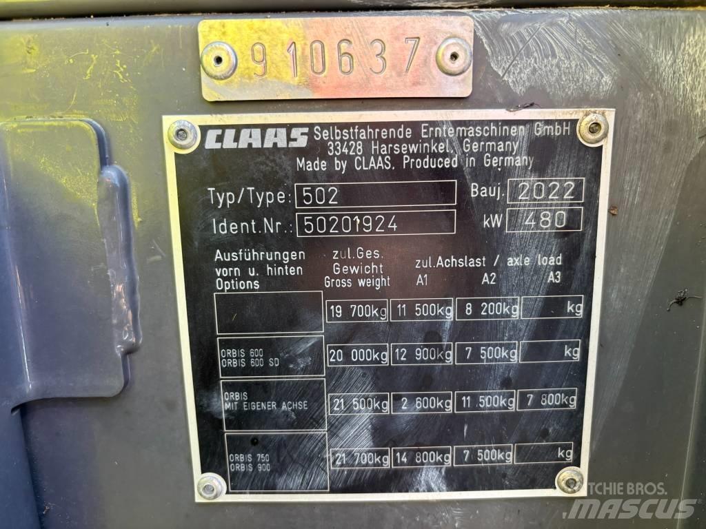 CLAAS Jaguar 960 4WD 자동 초지기계