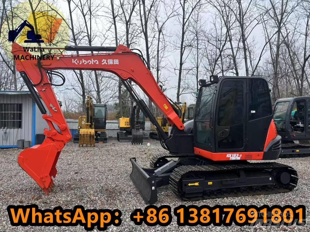 Kubota KX 183 소형 굴삭기 7톤 미만